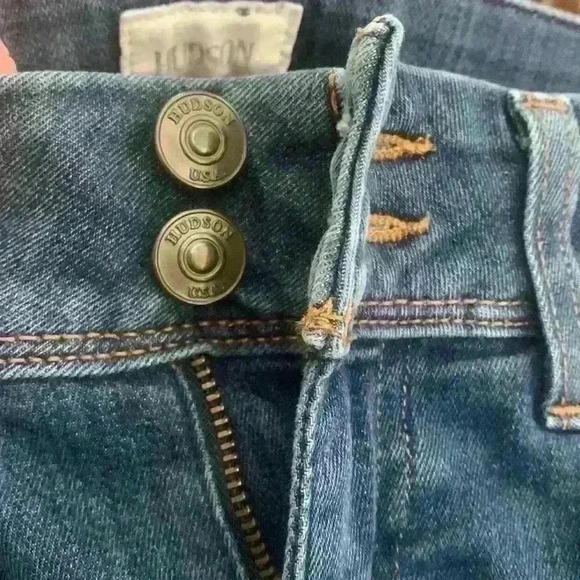 Hudson Womens Jeans Ginny Straight Ankle with Cuff, size 25 - Picture 5 of 12